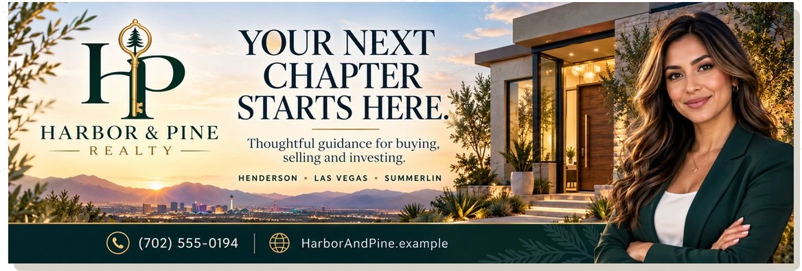 Email header — Harbor & Pine Realty