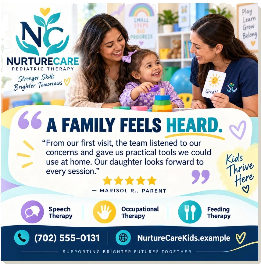 Testimonial graphic — NurtureCare