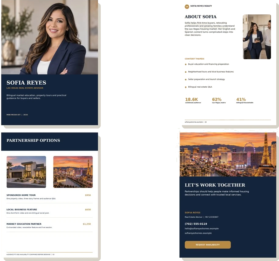 Creator media kit — Sofia Reyes