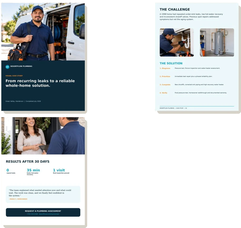 Visual case study — DesertFlow
