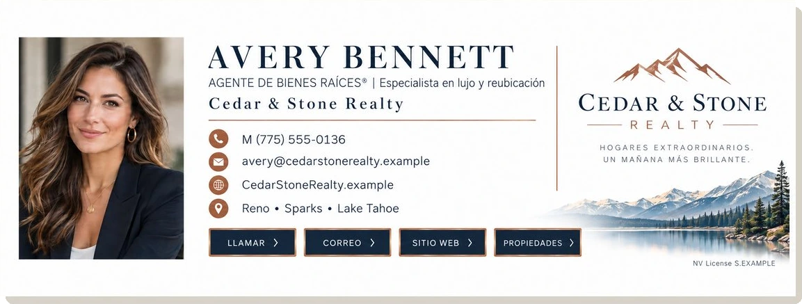 Firma de correo — Cedar & Stone