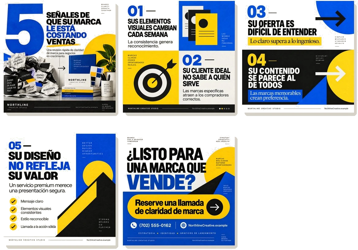 Carrusel para redes sociales — Northline