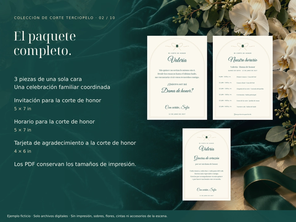 El paquete completo y coordinado