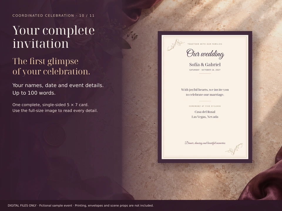 Your complete invitation