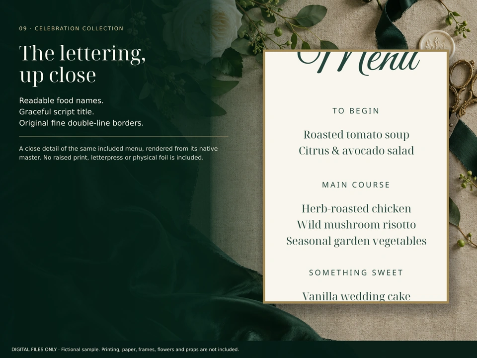 Native lettering in close detail