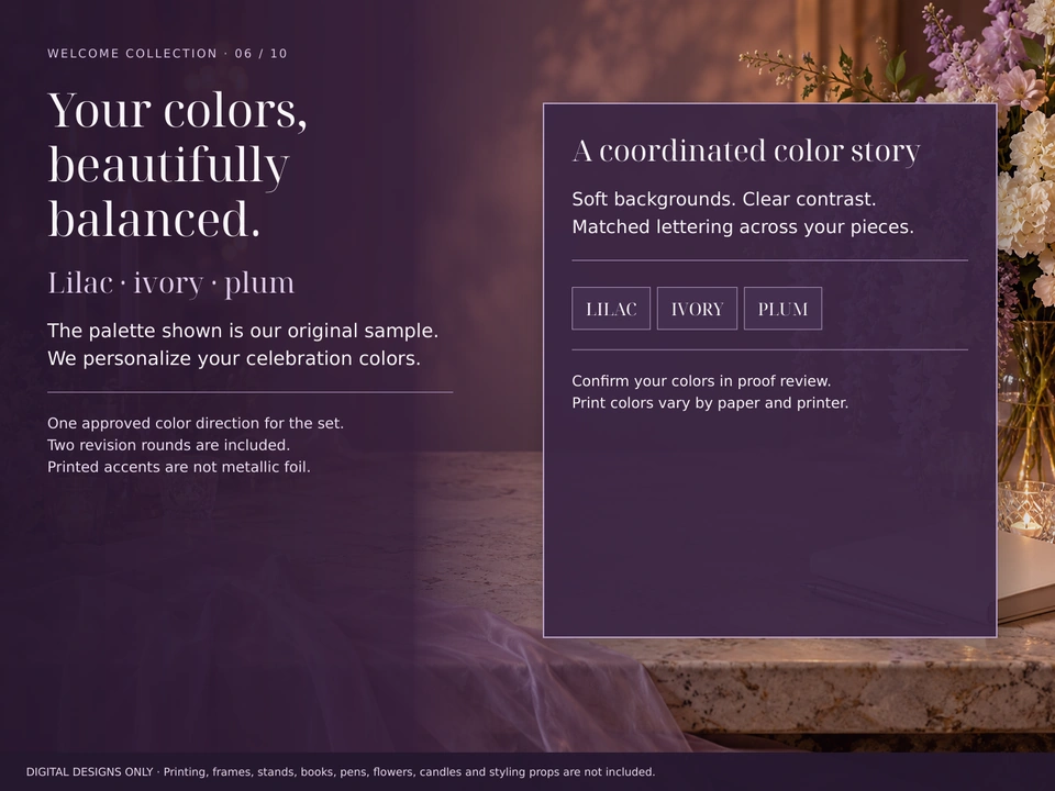 Coordinated colors