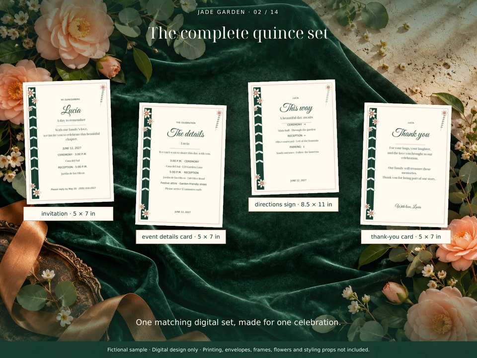 The complete quince set