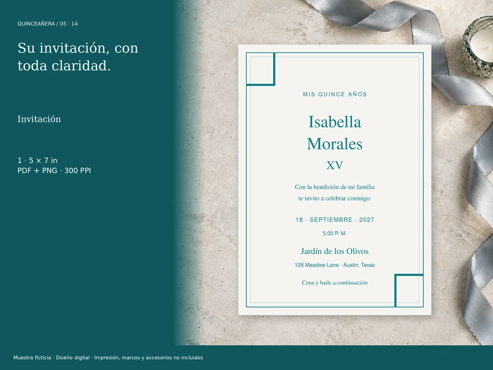 Su invitación, con toda claridad.