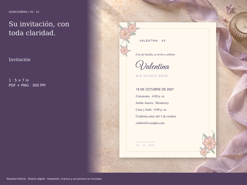 Su invitación, con toda claridad.