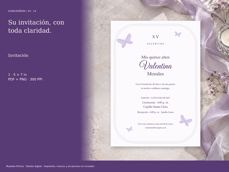 Su invitación, con toda claridad.