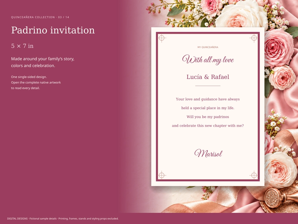 Padrino invitation