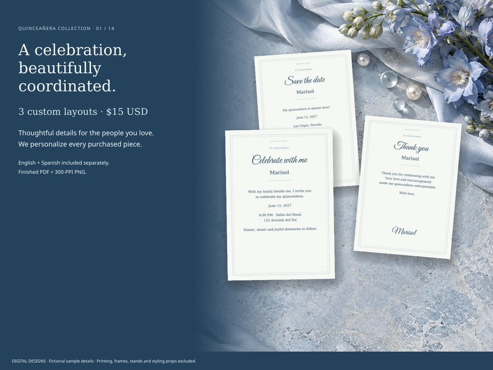 A celebration, beautifully coordinated.