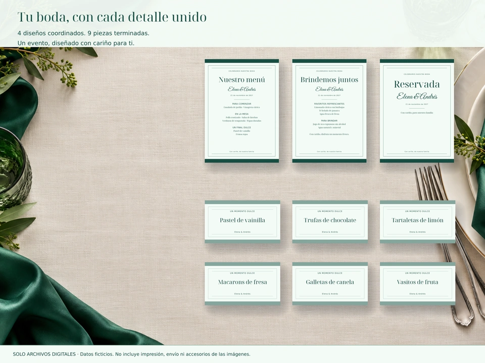 Tu boda, con cada detalle unido