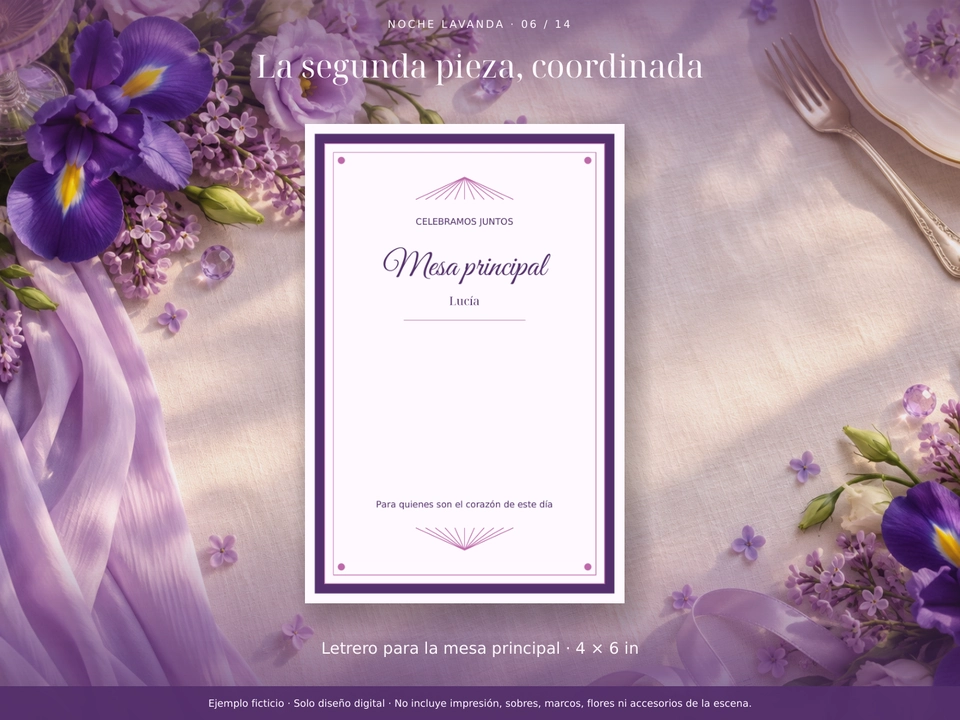 La segunda pieza, coordinada