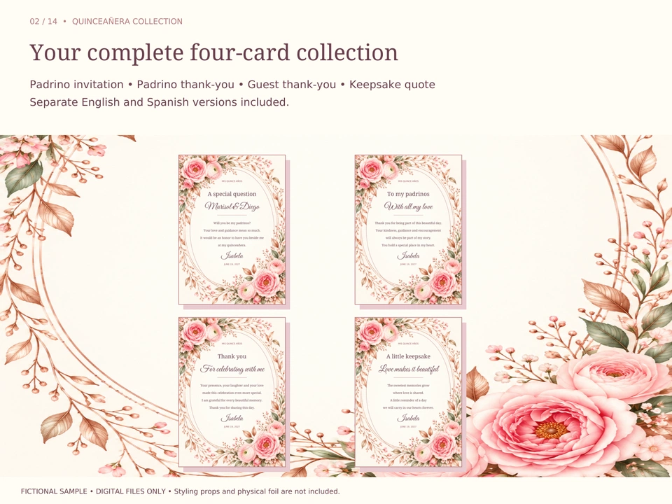 Your complete four-card collection