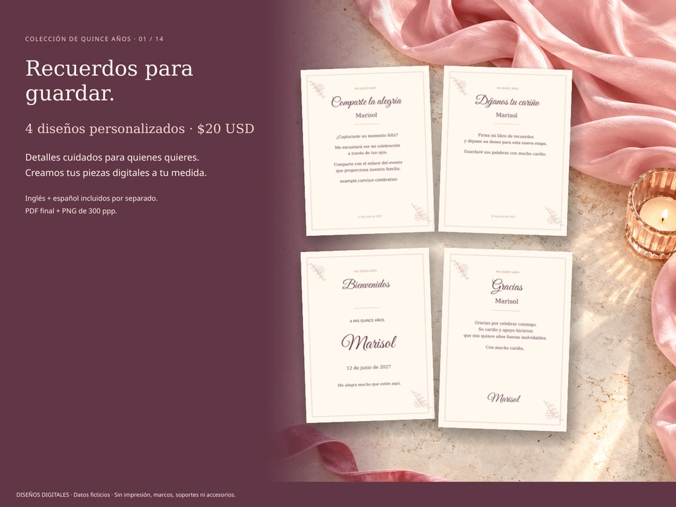 Recuerdos para guardar.