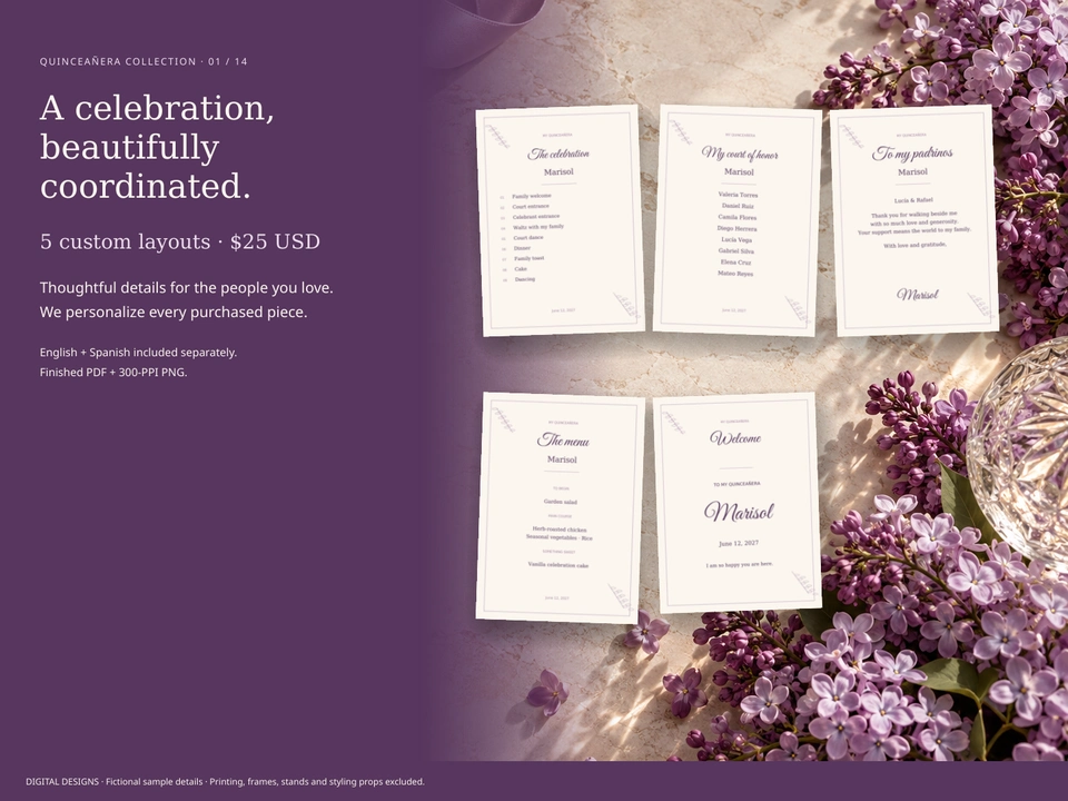 A celebration, beautifully coordinated.