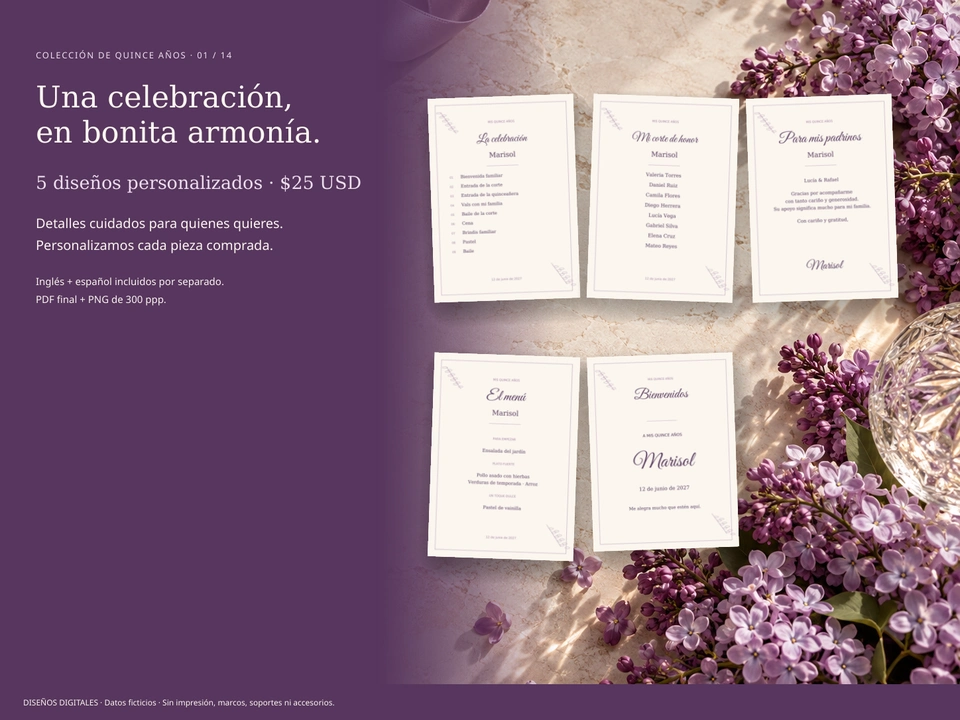 Una celebración, en bonita armonía.