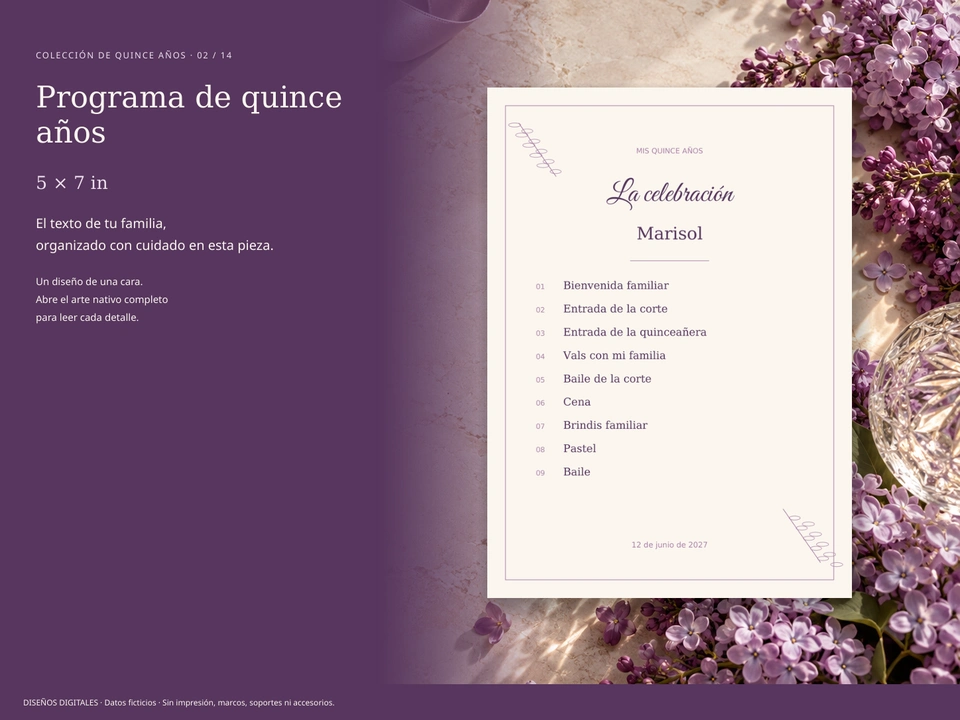 Programa de quince años