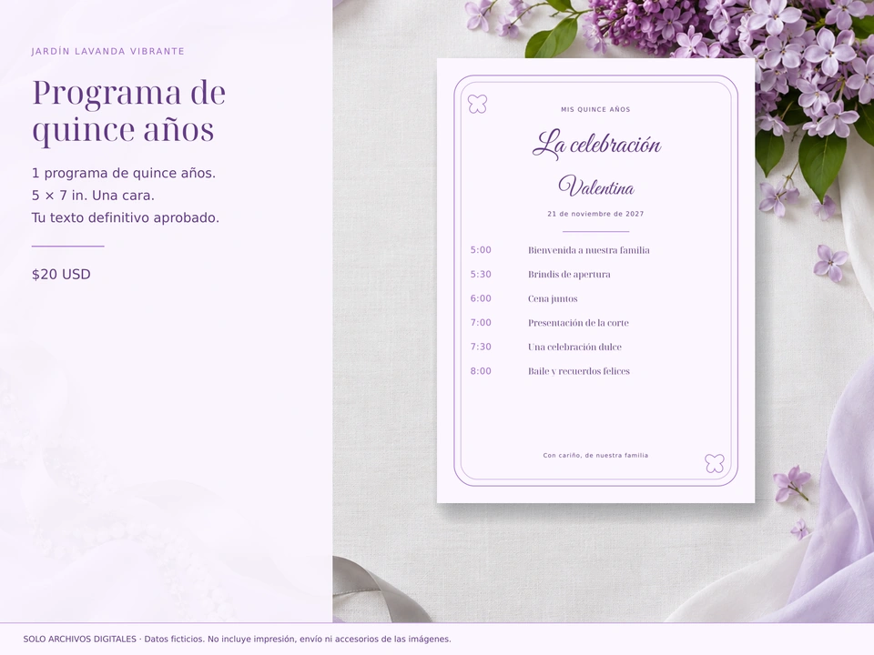 Programa de quince años