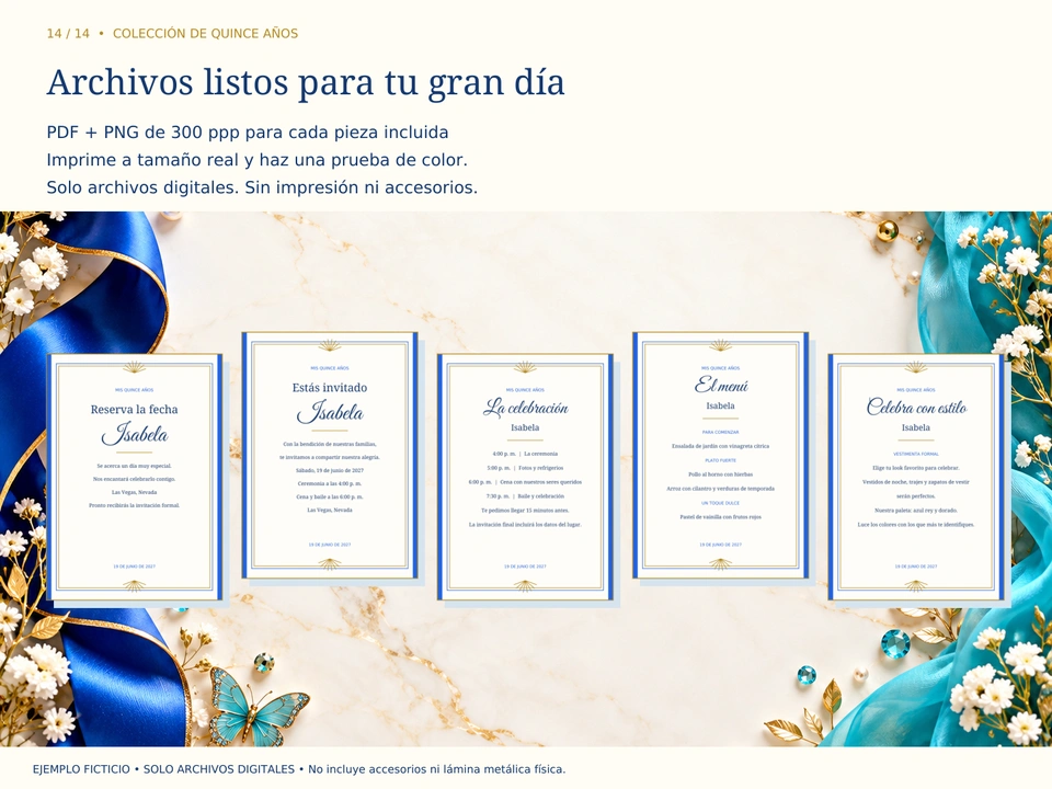 Archivos listos para tu gran día