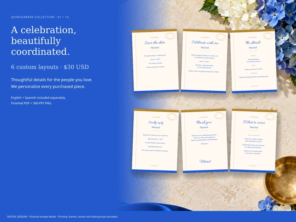A celebration, beautifully coordinated.