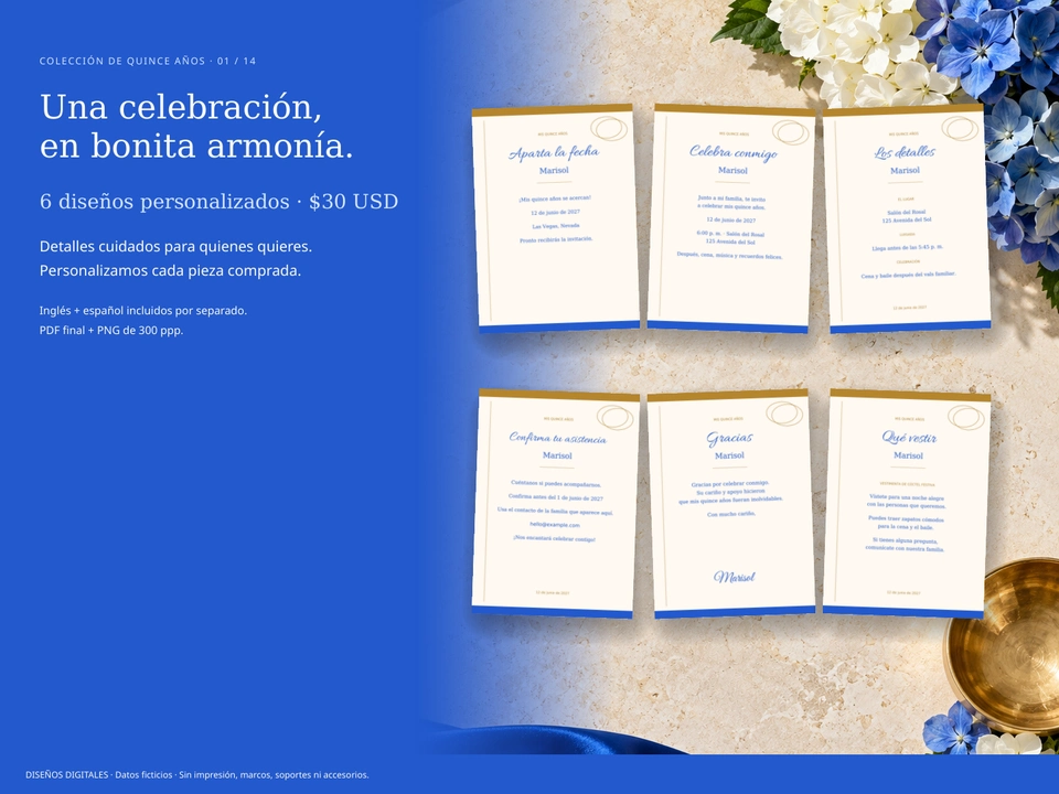 Una celebración, en bonita armonía.