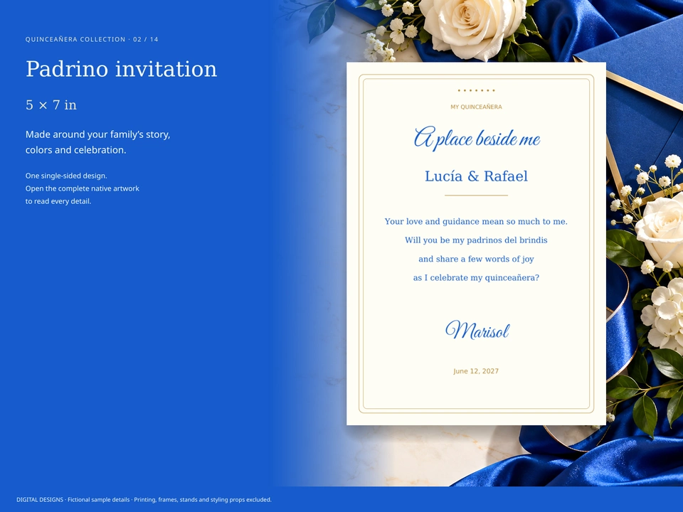 Padrino invitation