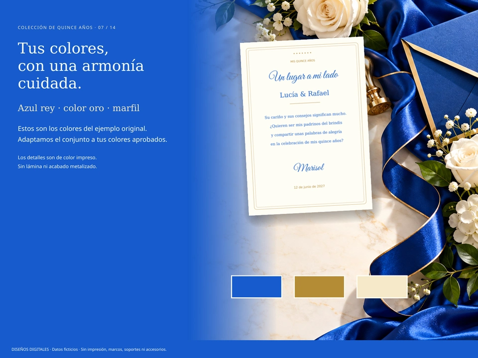 Tus colores, con una armonía cuidada.