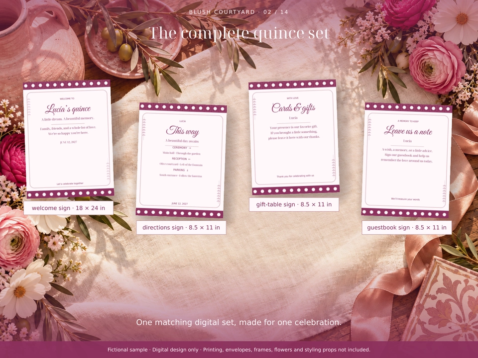 The complete quince set
