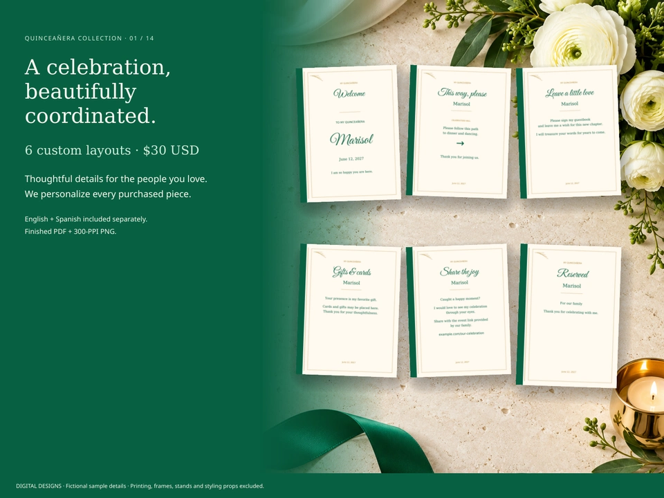 A celebration, beautifully coordinated.