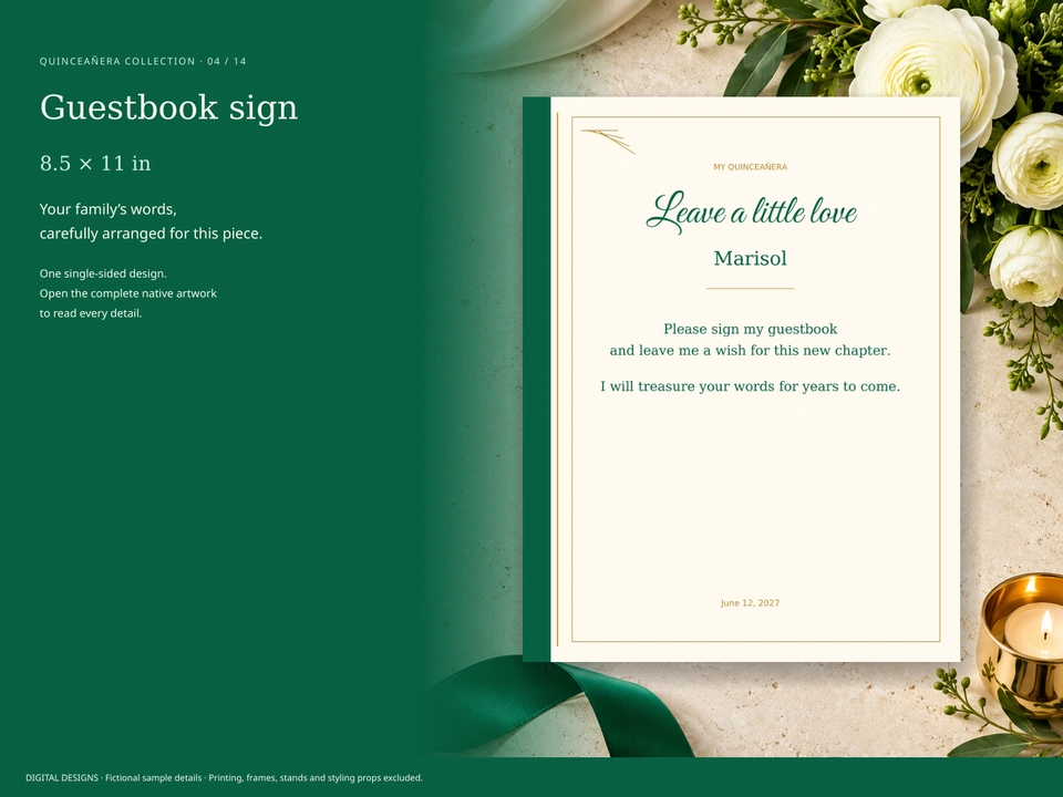 Guestbook sign