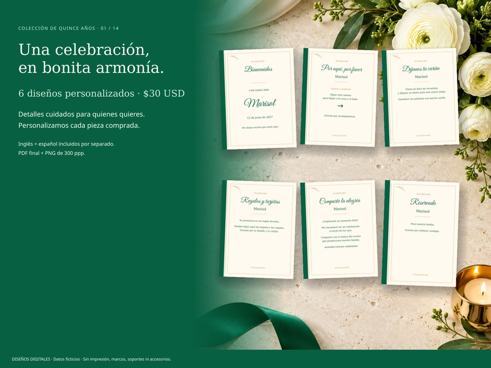 Una celebración, en bonita armonía.