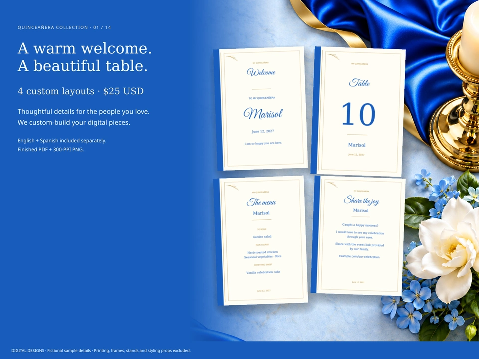 A warm welcome. A beautiful table.