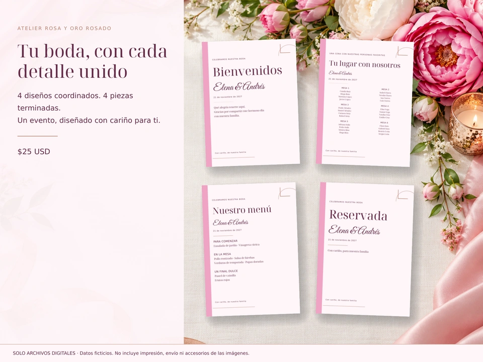 Tu boda, con cada detalle unido
