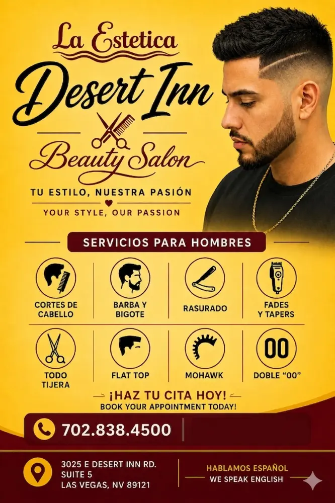 Promoción bilingüe de La Estética Desert Inn