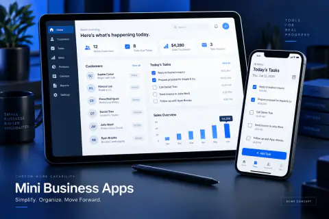 Finished product sample — custom-mini-apps