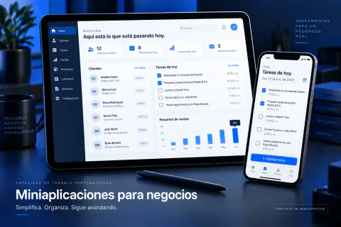 Muestra de producto terminado — custom-mini-apps