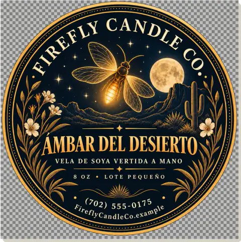 Etiqueta de producto — Firefly Candle Co.