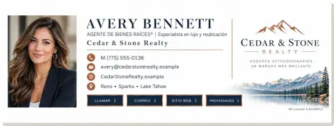Firma de correo — Cedar & Stone